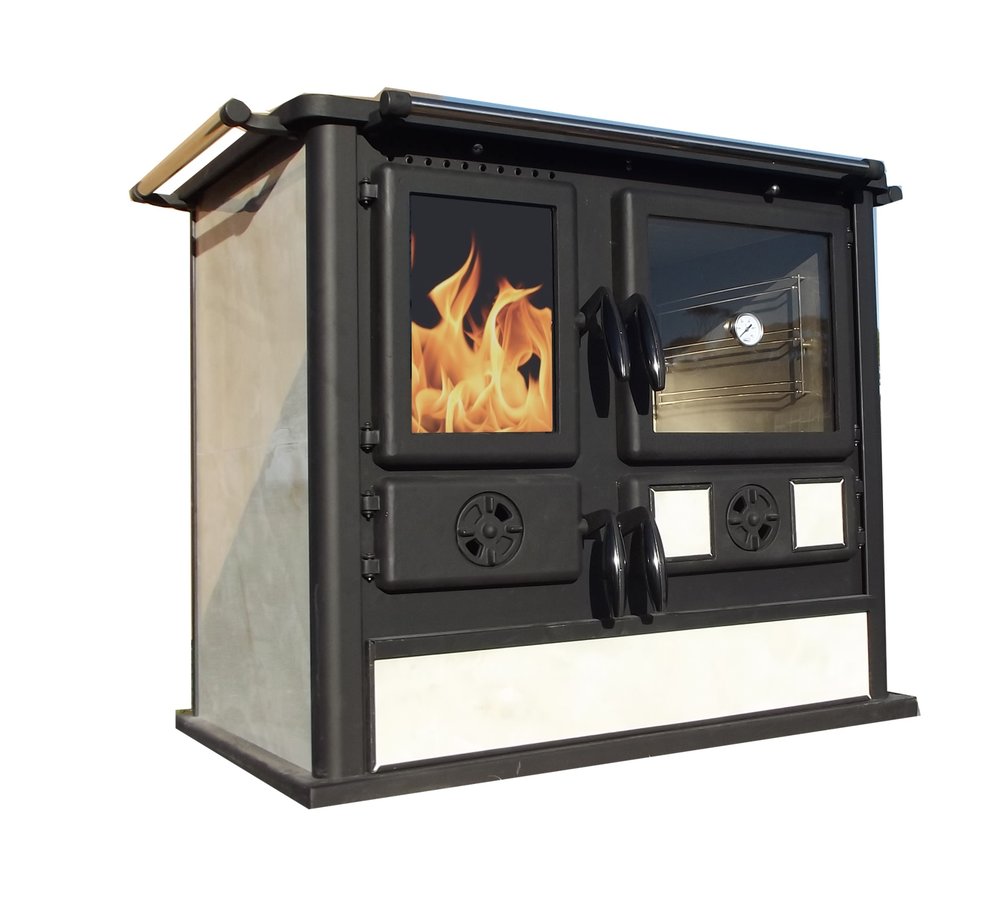 Bella Majolica solid fuel stove and heater