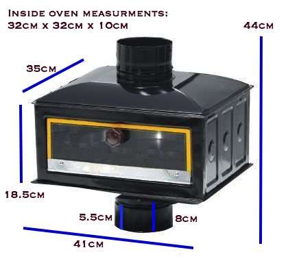 PLUS OVEN- FLUE OVEN 5" OR 6"